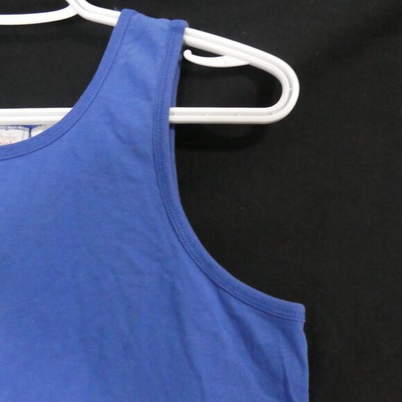 WARDROBE ESSENTIALS | size 16 | Blue Tank Top | 100% Cotton - Picture 5 of 13